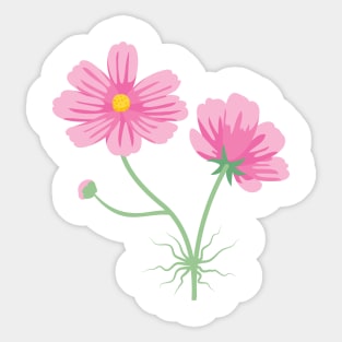 Cute Colorful Flower Sticker